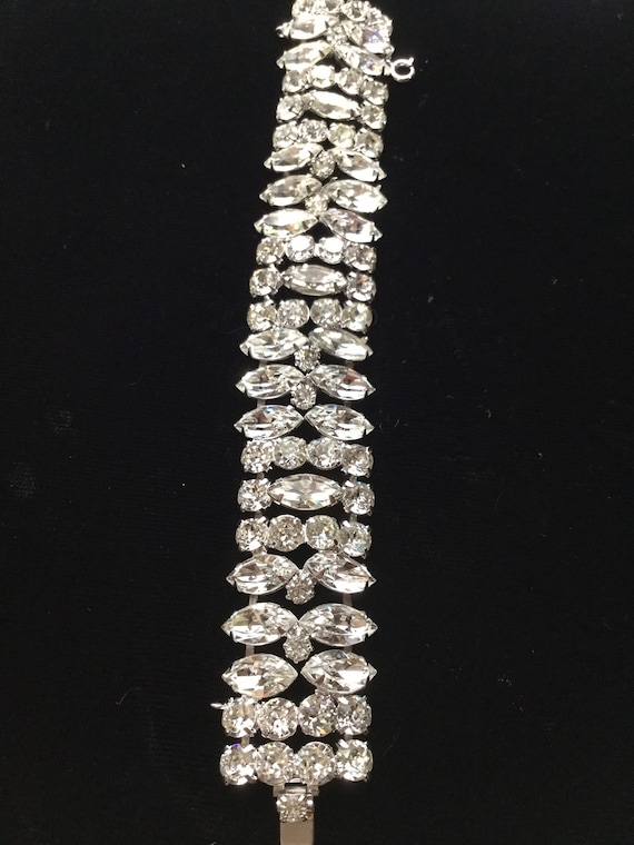 KRAMER of NY Wide Diamante Bracelet