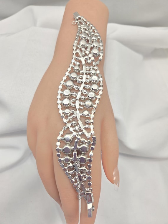 Unsigned MULTI COLORED Huge Bracelet - image 6