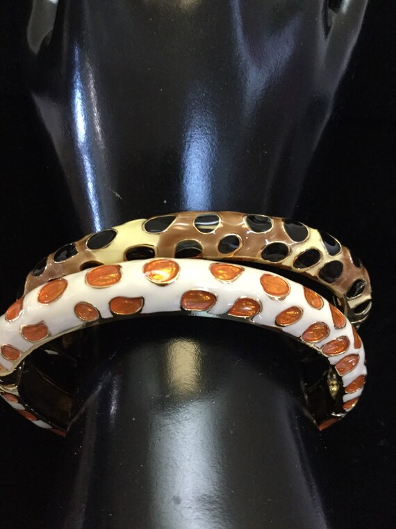 KENNETH LANE Pair of Animal Print Bracelets - image 3