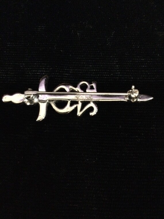 TRIFARI MEDICAL CADUCEUS Brooch Gem