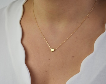 Heart of shop gold necklace