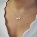 Custom Initial Necklace, Gold Dot Necklace, Personalized Disc Necklace, Monogram Disc Gift for Mom, Thin Gold Chain, Sister Necklace  AD065 
