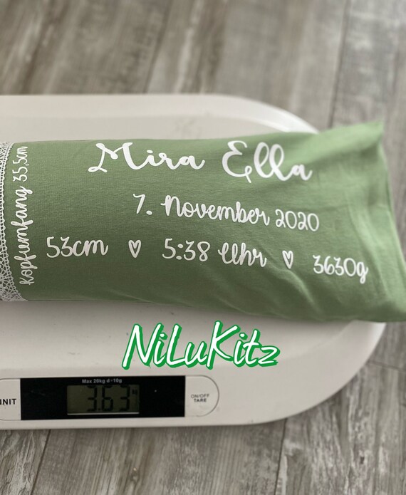 Birth Pillow Weight Size Pillow Gift Birth Baptism Real Size