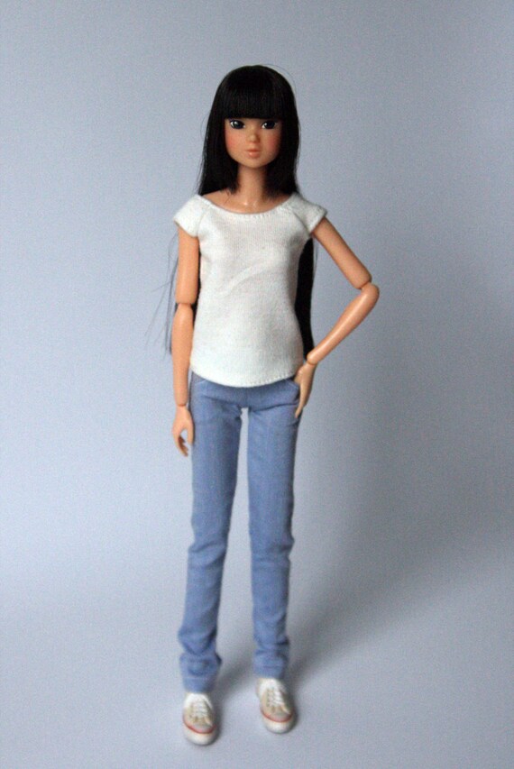 Elastic Jeans Trousers Long Pants Shorts For Blythe 1//6 Dolls AccessoriesCRIT