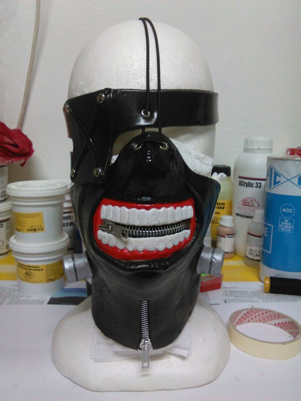 Tokyo Ghoul Kaneki Mask Etsy