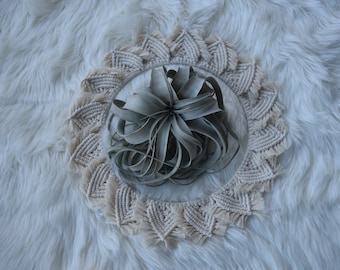 Modern Macrame Wall Hanging, Table Centerpiece, Large Wreath, Wall Decor, Room, Boho Theme, Bridal, Wedding, Macrame Ring, Circular Art