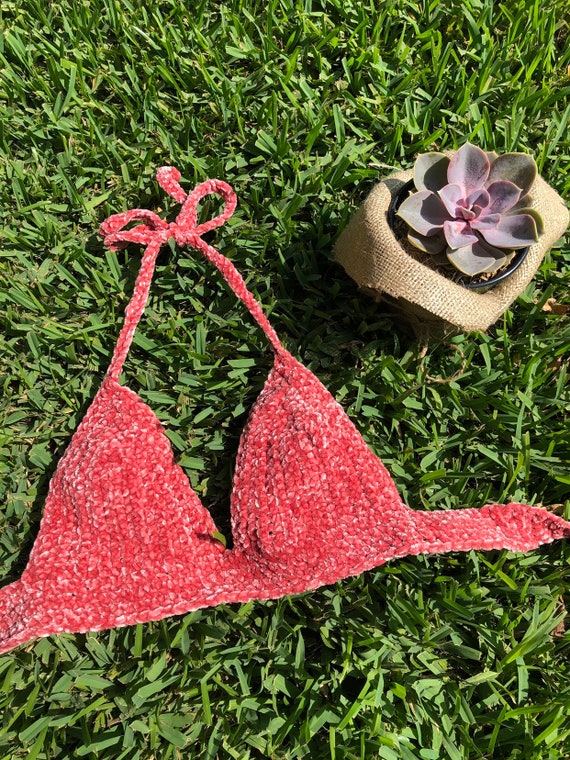 velvet bralette top