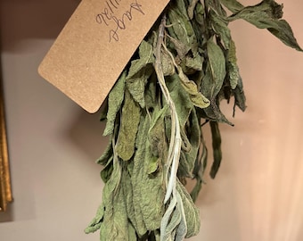 Large Dried Culinary Sage Bundle | Hand-Harvested Tennessee Sage |