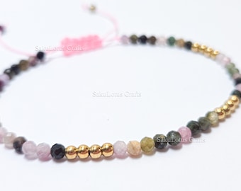 【美品】AHKAH アーカー ティナ チェーン ブレスレット ピンクサファイア ティナチェーン ブレスレット | AHKAH / アーカー | 【公式