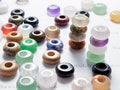 NEW Natural Crystal Tiny Donut Ring Beads 10mm 4mm Big Hole Jewelry Making Supplies Cute Mini Charms Pendants Craft DIY Quartz Jade Agate