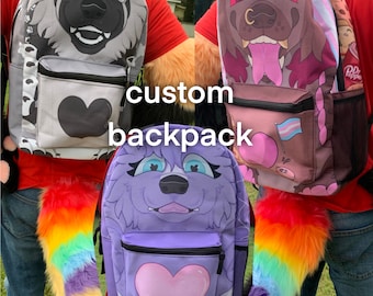 furry backpack
