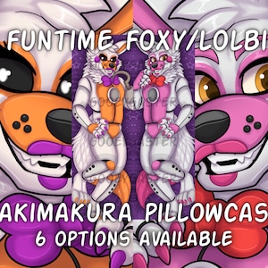 OUTDATED See New Listing Funtime Foxy and Lolbit Body Pillow