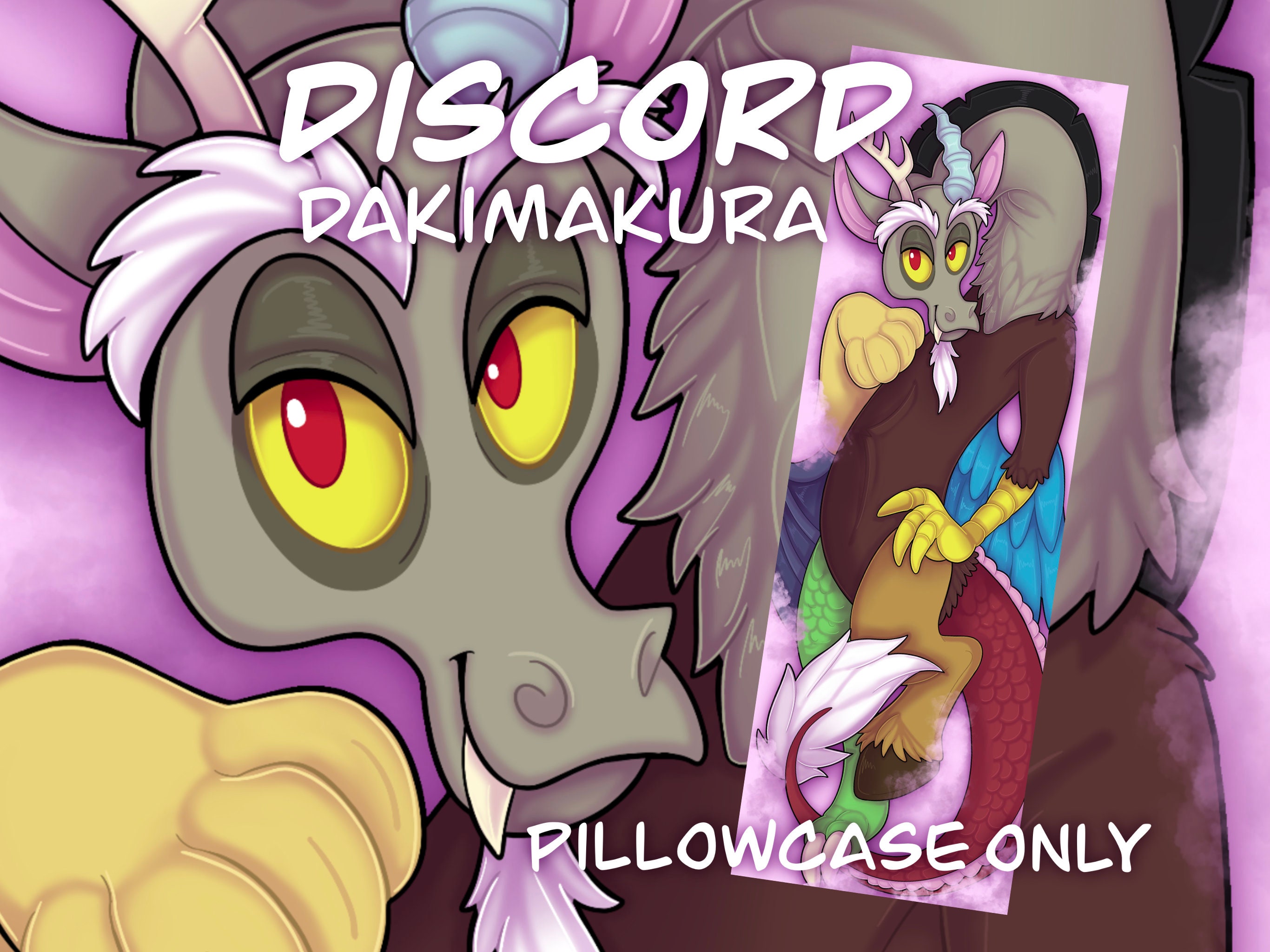 FINAL STOCK Discord Dakimakura Pillowcase SFW Design Ready to Ship - Main Image