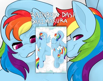 Rainbow Dash My Little Pony Dakimakura MADE TO ORDER