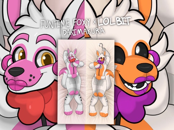 OUTDATED See New Listing Funtime Foxy and Lolbit Body Pillow