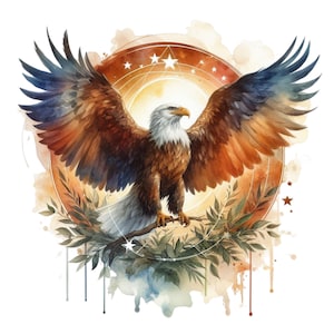 Clipart de águila: (Descarga digital)