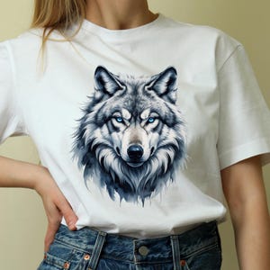 Mystic wolf sublimation image png  300dpi high-resolution free commercial use