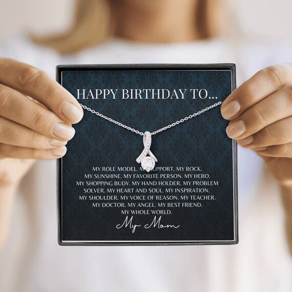 Moms Birthday Jewelry Gift Mother 