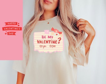Valentine's Day PNG, Be my valentine, check yes or no, candy valentine, valentine's shirt, v day, Sublimation Designs Downloads Valentines