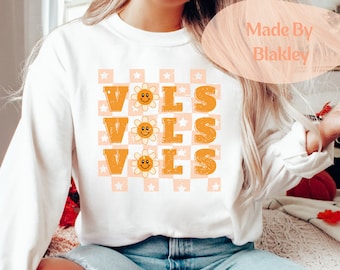 VOLS PNG, Vintage Tennessee Vols, Vols Shirt, University of Tennessee, UT, Football png, sec, utk, Stadion T-Shirt, Retro Blume