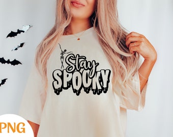 Stay Spooky, Halloween PNG, Spooky, Halloween, Sweatshirt, PNG, Sublimation