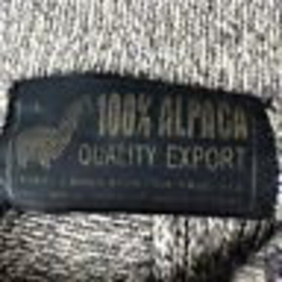 Alpaca Sweater Quality Export Peru Cable Soft 100… - image 6