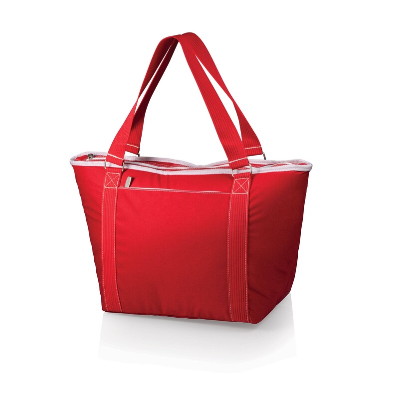 Insulated Cooler Tote with water resistant liner and zippered pocket