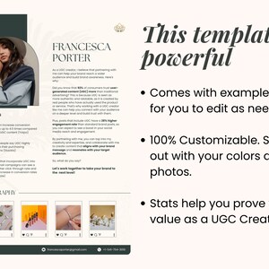 UGC Portfolio Media Kit UGC Template UGC Media Kit Ugc Portfolio Template Ugc Creator Template Ugc Creator Price List image 5