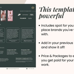 UGC Portfolio Media Kit UGC Template UGC Media Kit Ugc Portfolio Template Ugc Creator Template Ugc Creator Price List image 6