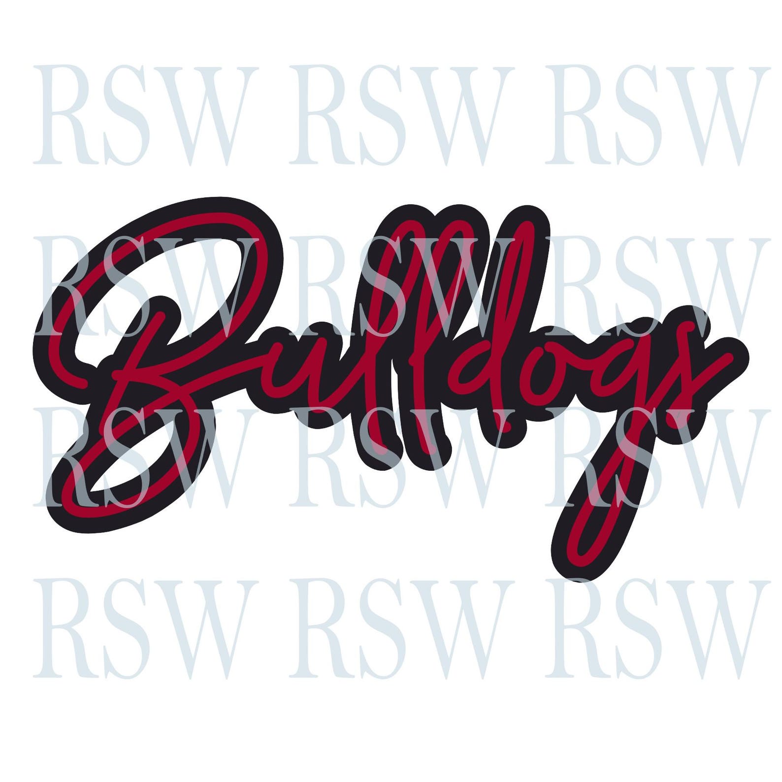 Bulldogs Digital Download, PDF/SVG/PNG Files for Cutting or Printing ...
