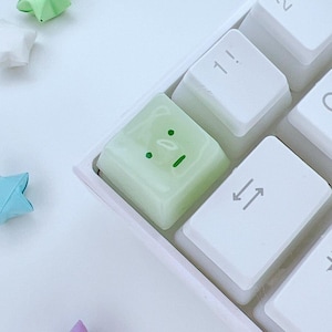 Glowy Little Desk Buddy Keycap | Kawaii Keycap | Cute Keycap