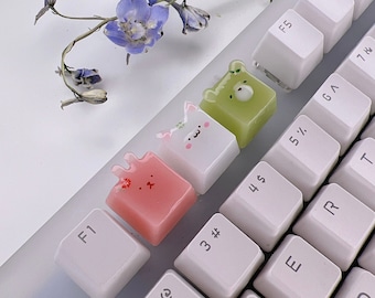 Sakura Dango Artisan Keycap Set: Kawaii Anime Tastenkappen