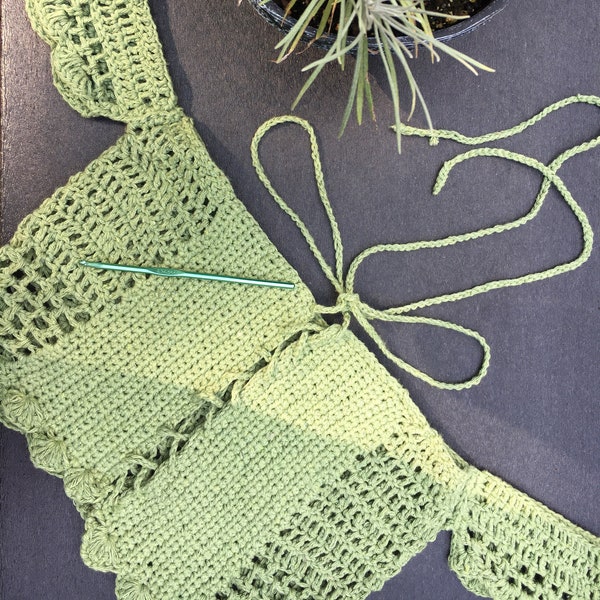 Handmade Gift for Her: Strapless Crochet Top Pattern