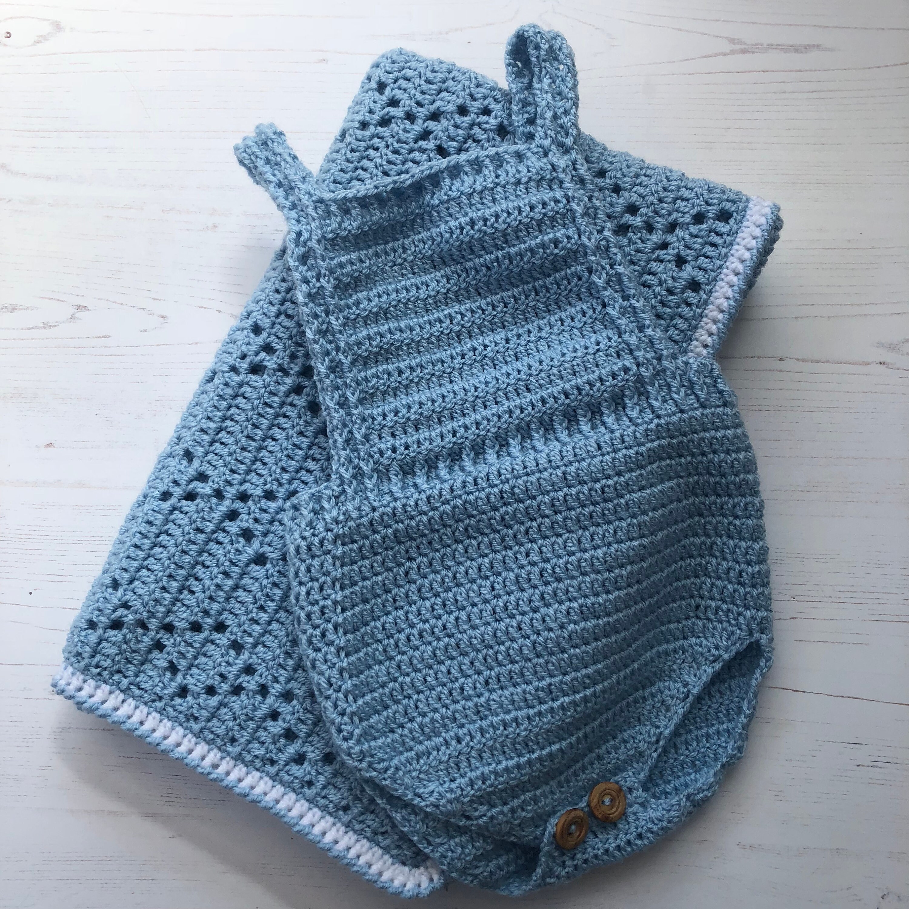 Crochet Pattern Cherish Romper Baby Crochet Pattern Design by Hello Moon Crochet UK Terms Includes Sizing for Baby and Toddlers Pdf Pattern Etsy UK