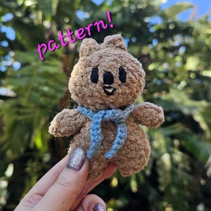 Crochet mini Quokka [PATTERN] 10cm
