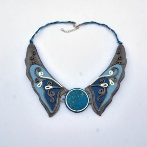Handgemachte Leder Handwerk Halskette Leder Stein Jaspis Geschenk für Frau Accessoire Edelstein Geschenk für Freunde Geschenk für Sie Muttertag Geburtstag