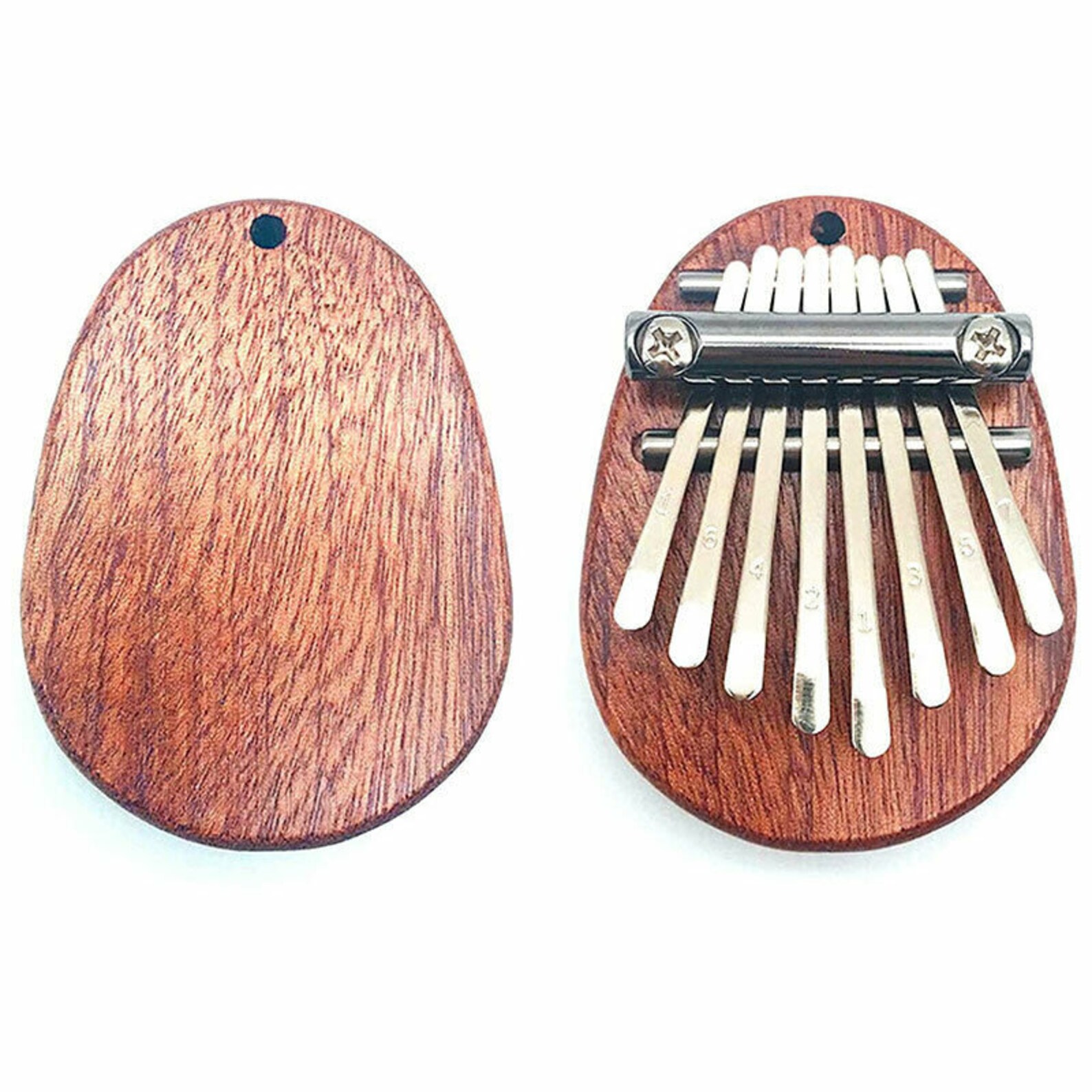 Kalimba Cute Mini Portable Thumb Piano Finger Wood Mahogany Etsy UK