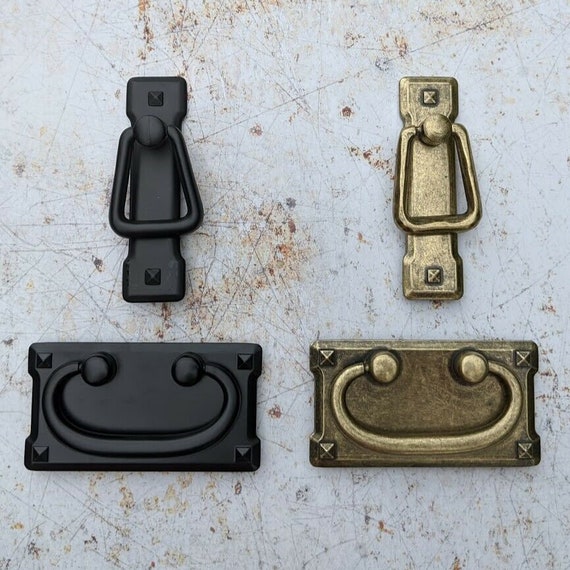 Industrial Barn Door Handle Bronze Handle Drawer Pull Etsy