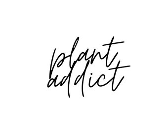 plant addict minimal wall art |