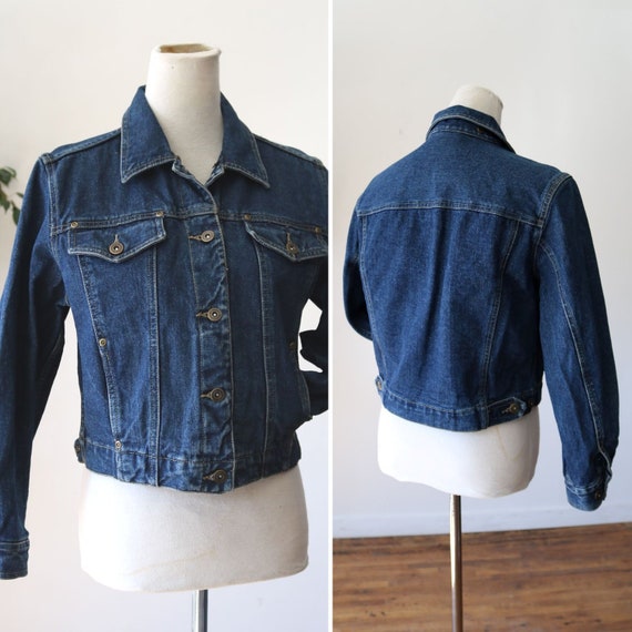 Vintage 90's Blue Jean Jacket Liz 