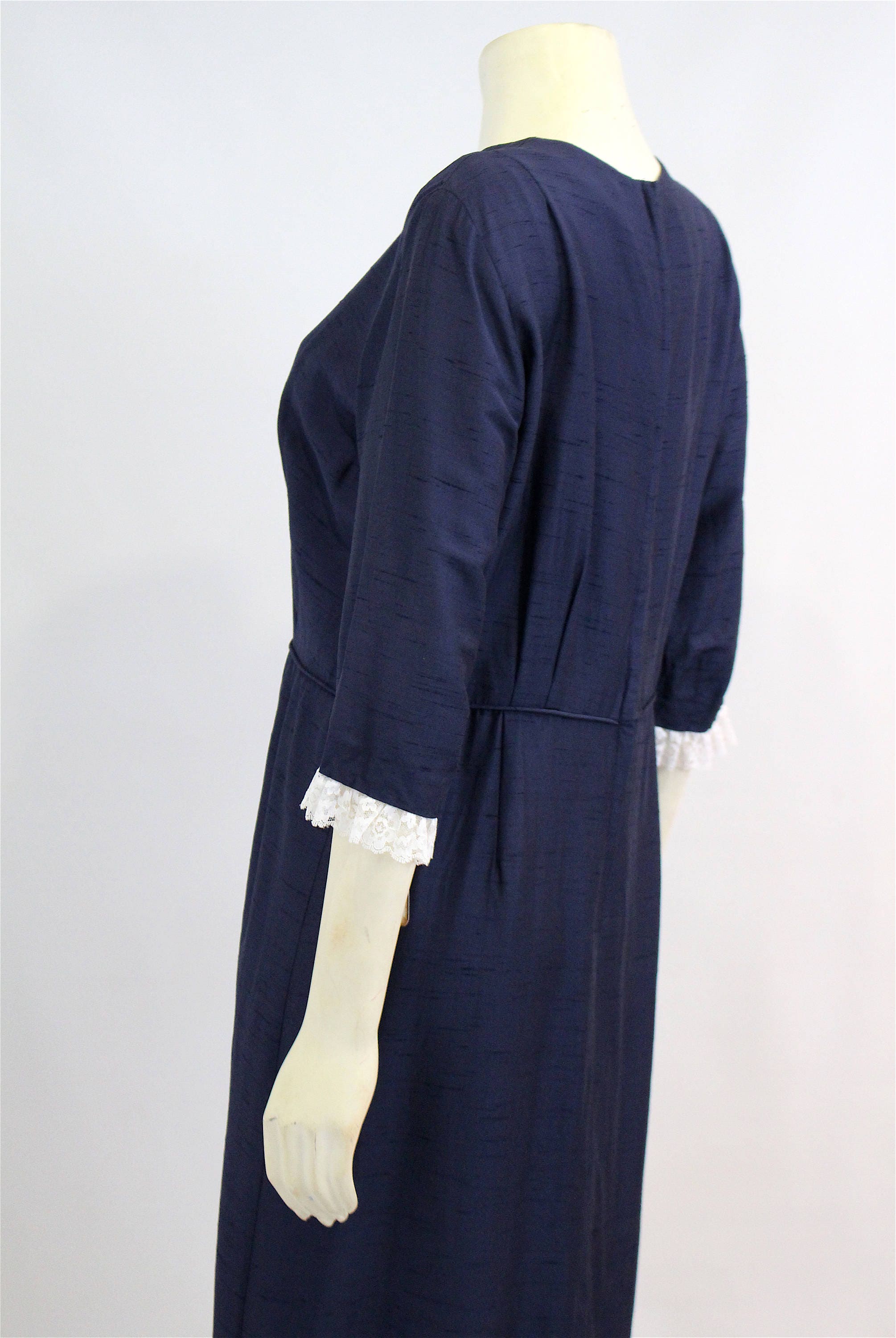 Vintage Clothing 1950s Lady Patricia Cocktail Dress Navy - Etsy Canada