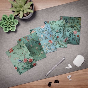 Aquamarine Chinoiserie Greeting Card Pack