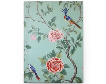 Garden Whispers Chinoiserie Hardcover-Tagebuch