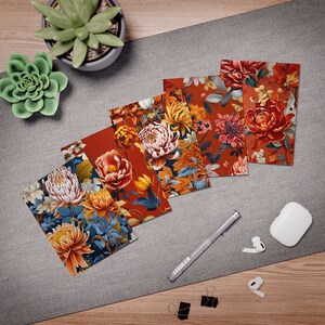 Fall Florals Chinoiserie wenskaartpakket