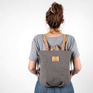 Mini sac à dos mignon, joli sac à dos pour filles, joli mini sac à dos noir, sac à dos en toile pour femme, sac en toile noire pour tous les jours