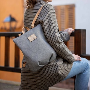  Mochila de lona para hombre, diseño de cruz roja