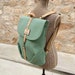 Stylish Handmade Canvas Rucksack for Women - Sustainable Recycled ...