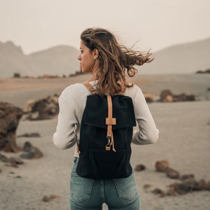 Mochila mujer negra tachuelas new arrivals