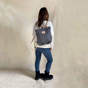 Kompakte vegane diebstahlsichere Rucksack-Geldbeutel für Frauen: Grüne umweltfreundliche Reisetasche, perfektes Geschenk für Mädchen