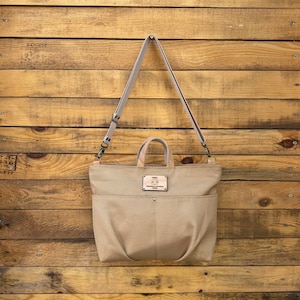 Handmade Canvas Crossbody Bag – Custom Shoulder Purse for Women, Organic Cotton Lined, Cute Handbag, Personalized Gift for Mom